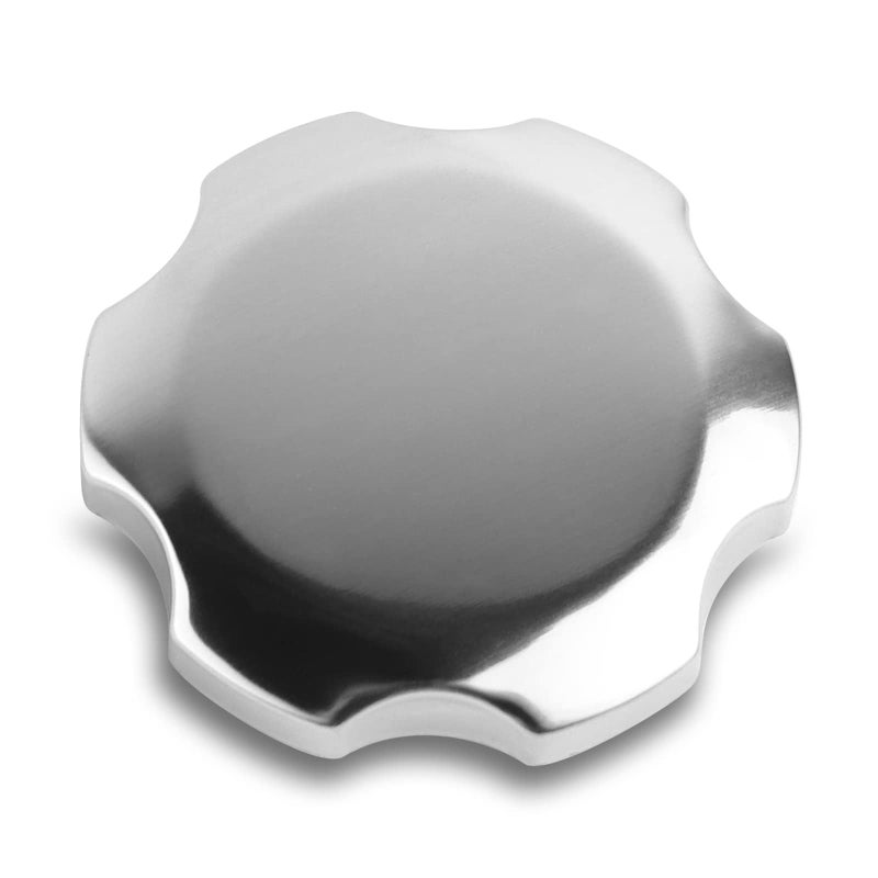 FLYPIG Gas Cap Fuel Cap Chrome Replacement for Honda GX120 GX160 GX200 GX240 GX270 GX340 GX390 Engine Gas Tank Cap 17620-ZH7-013 17620-ZH7-023 Fits Lawn Mower Baja MB165 MB200 Bike DRZ400 KE100 - Image 1